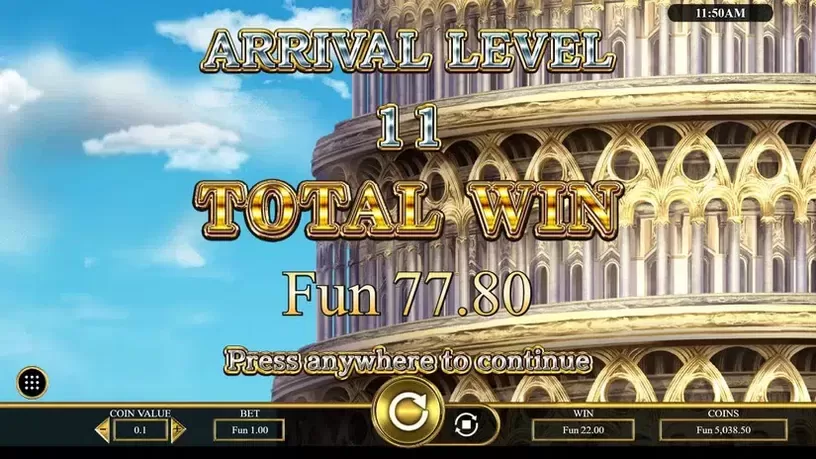 Infinity Tower slot screenshot 6