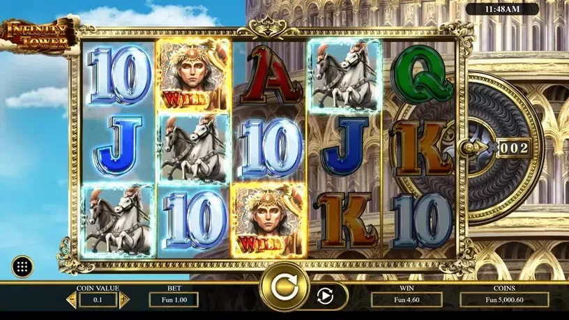 Infinity Tower slot screenshot 2