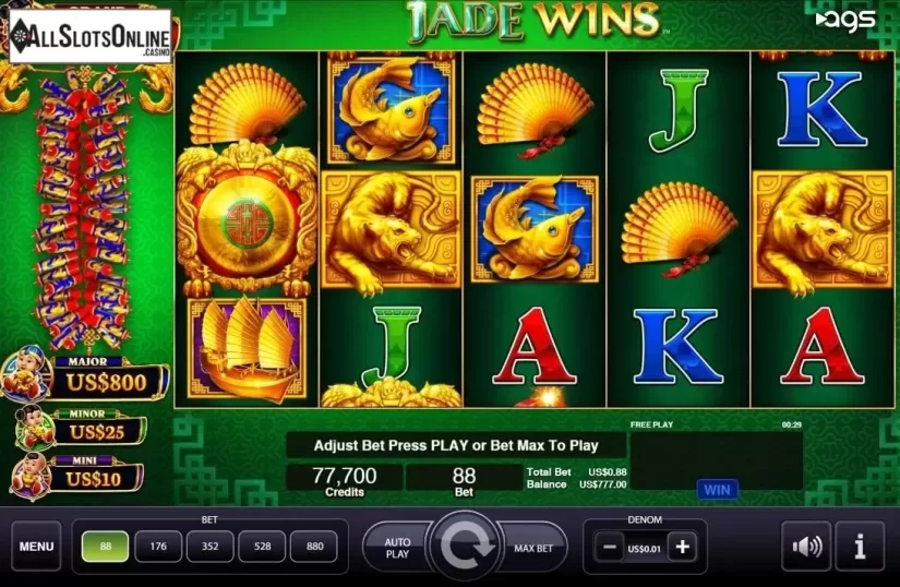 Reel Screen. Jade Wins from AGS