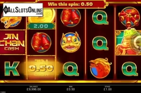 Win Screen 1. Jin Chan Cash from Inspired Gaming