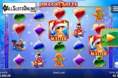 Game Workflow screen. Jolly's Gifts from Side City