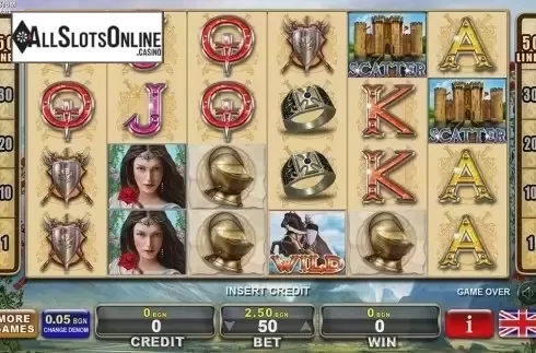 Reel Screen. Knights Heart from EGT