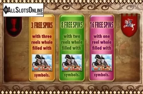Free Spins. Knights Heart from EGT