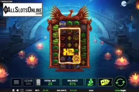 Win Screen 1. Legend Rising from StakeLogic