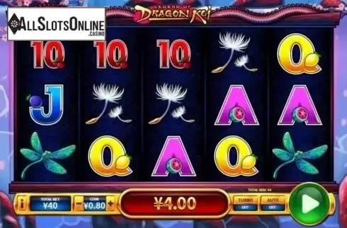 Win Screen 2. Legend of Dragon Koi from Skywind Group