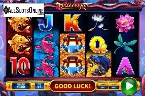 Game Workflow screen . Legend of Dragon Koi from Skywind Group