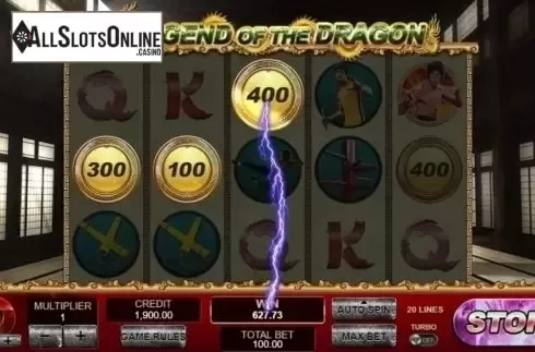 Win Screen. Legend of the Dragon from XIN Gaming