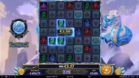 Legend of the Ice Dragon slot screenshot 1