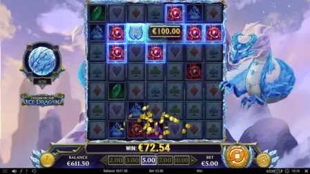 Legend of the Ice Dragon slot screenshot 4