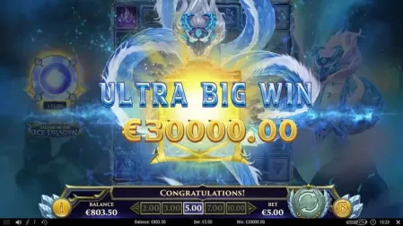 Legend of the Ice Dragon slot screenshot 7
