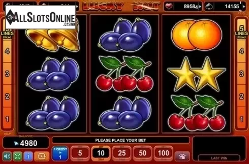 Screen4. Lucky Hot from EGT