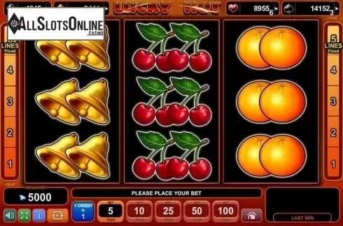 Screen3. Lucky Hot from EGT