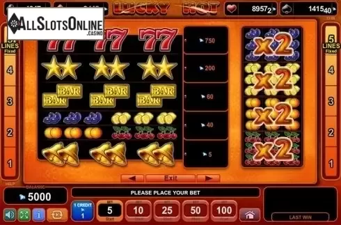 Screen2. Lucky Hot from EGT