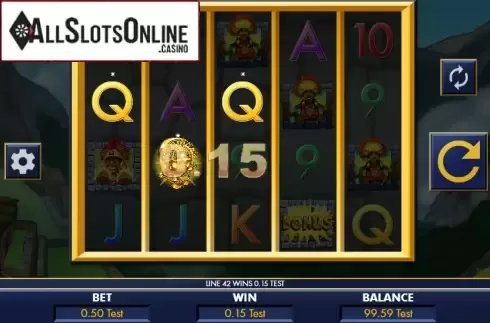 Win screen. Machu picchu gold from Genesis