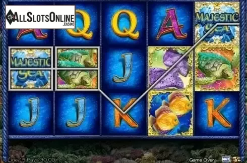 Win Screen. Majestic Sea from High 5 Games