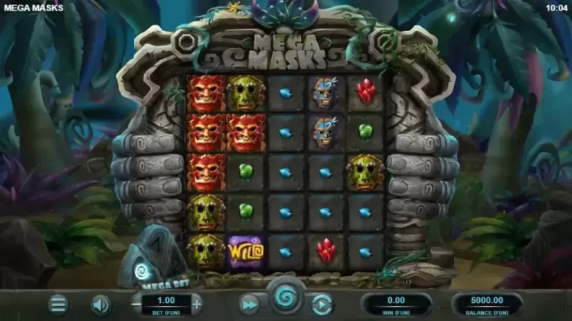 Mega Masks slot screenshot 1