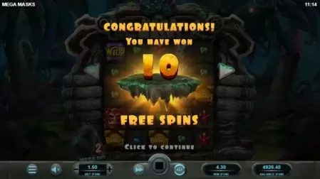 Mega Masks slot screenshot 3