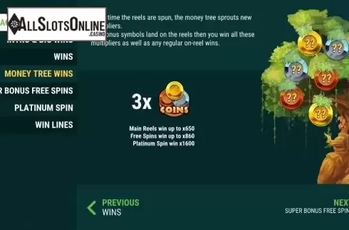 Features. Money Grows on Trees (Slot Factory) from Slot Factory