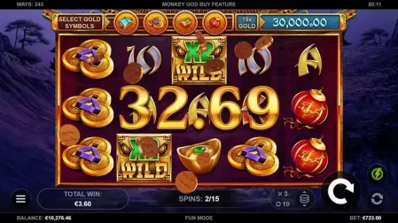 Monkey God slot screenshot 4