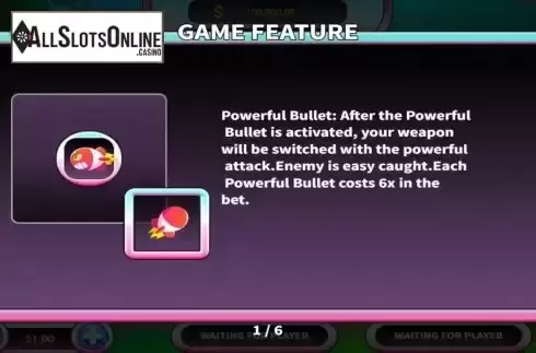 Game Features screen