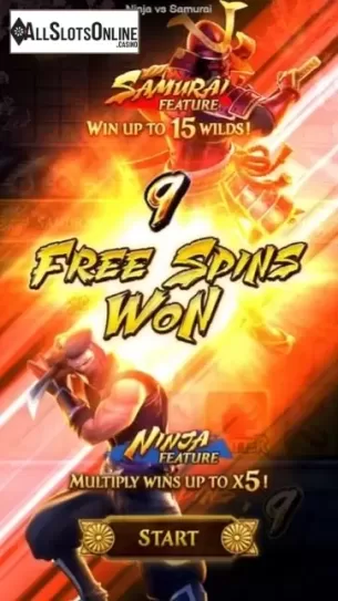 Free Spins 1. Ninja vs Samurai from PG Soft