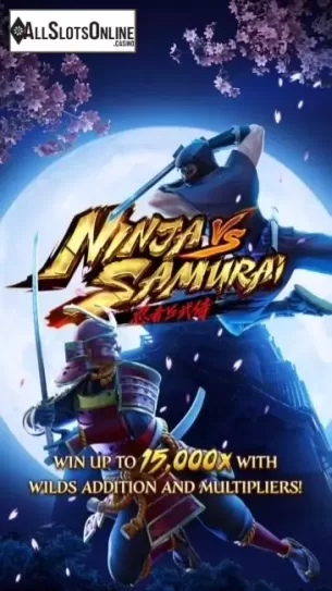 Start Screen. Ninja vs Samurai from PG Soft