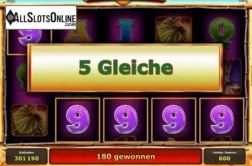 Win screen. Outback Downunder from Novomatic