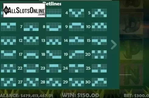 Paylines. Panda Wilds from Mobilots