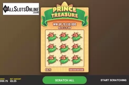 Game Screen 1. Prince Treasure from Hacksaw Gaming