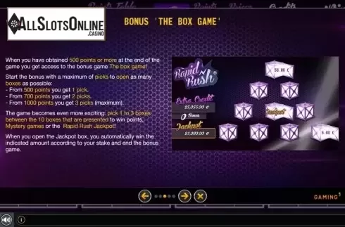Features 2. Rapid Rush from GAMING1
