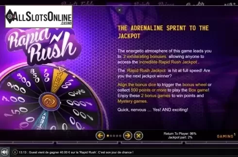 Info. Rapid Rush from GAMING1