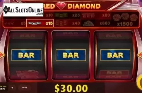 Win Screen 4. Red Diamond from Red Tiger