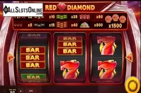 Game Workflow screen . Red Diamond from Red Tiger