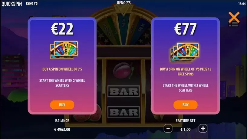 Reno 7s slot screenshot 5