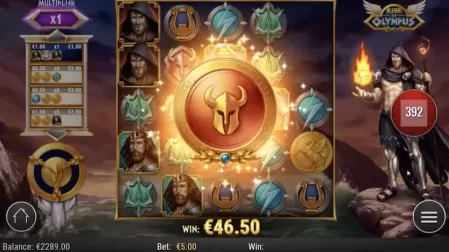 Rise Of Olympus slot screenshot 3