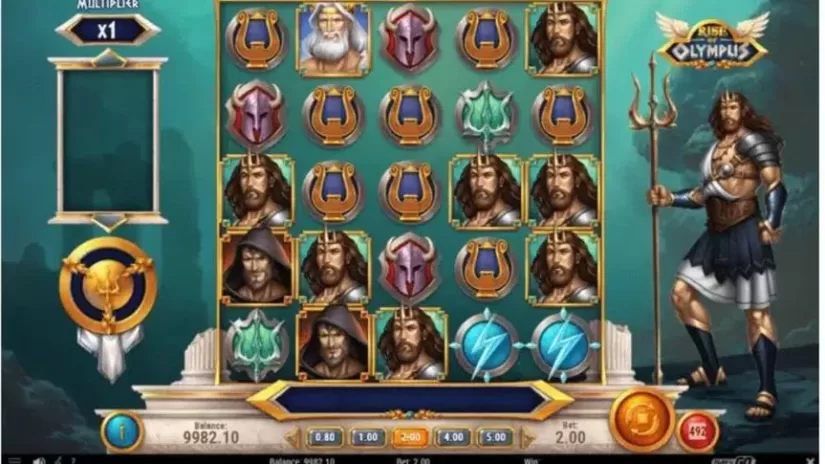 Rise Of Olympus slot screenshot 2