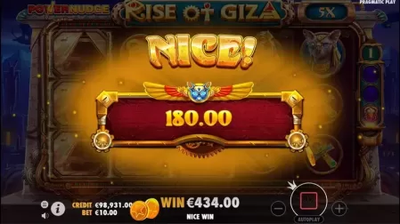 Rise of Giza PowerNudge slot screenshot 6