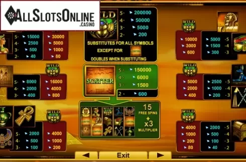 Screen2. Rise of Ra from EGT