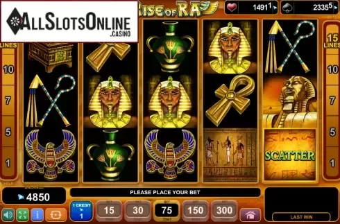 Screen7. Rise of Ra from EGT