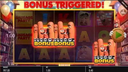 Sausage Party slot screenshot 2