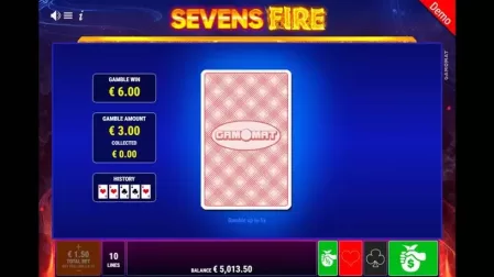Sevens Fire slot screenshot 4