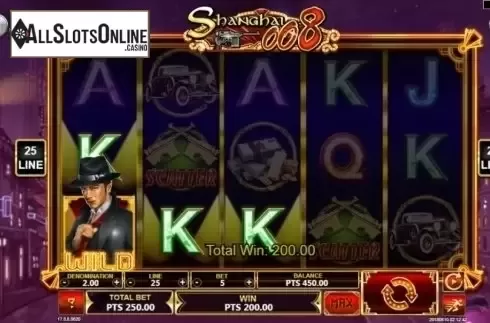Wild Win screen. Shanghai 008 from Spadegaming