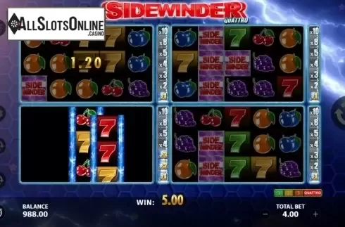 Quattro Mode 3. Sidewinder (StakeLogic) from StakeLogic