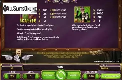 Screen6. Simsalabim from NetEnt