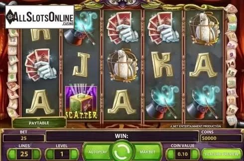 Screen2. Simsalabim from NetEnt
