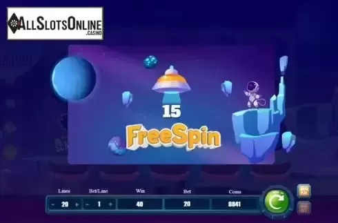 Free Spins Win Screen