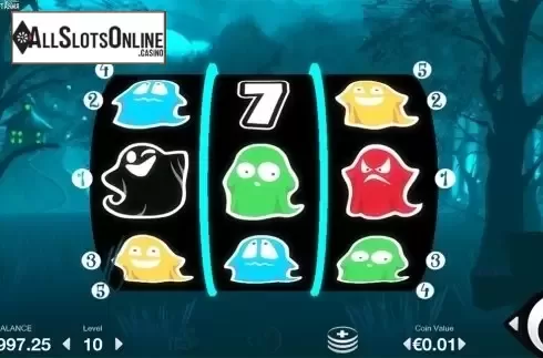 Reels screen. Spooky 5000 from Fantasma Games