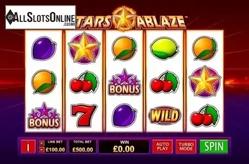 Screen5. Stars Ablaze from Playtech