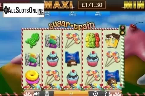 Reel Screen. Sugar Train Jackpot from Eyecon