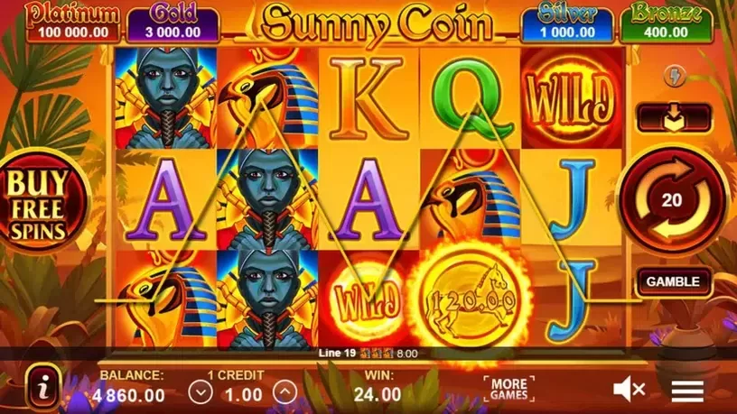 Sunny Coin: Hold The Spin slot screenshot 2
